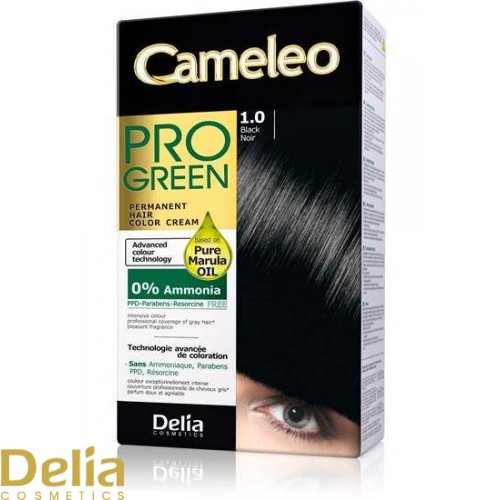 Boja za kosu CAMELEO PRO GREEN - Crna 1.0